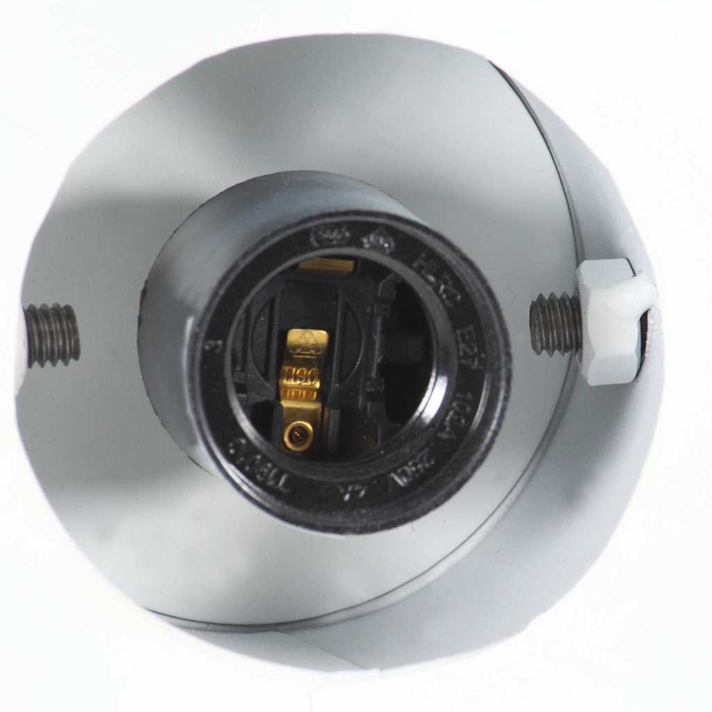 industriel hængelampe 25 W rund 19 cm E27 mat sort