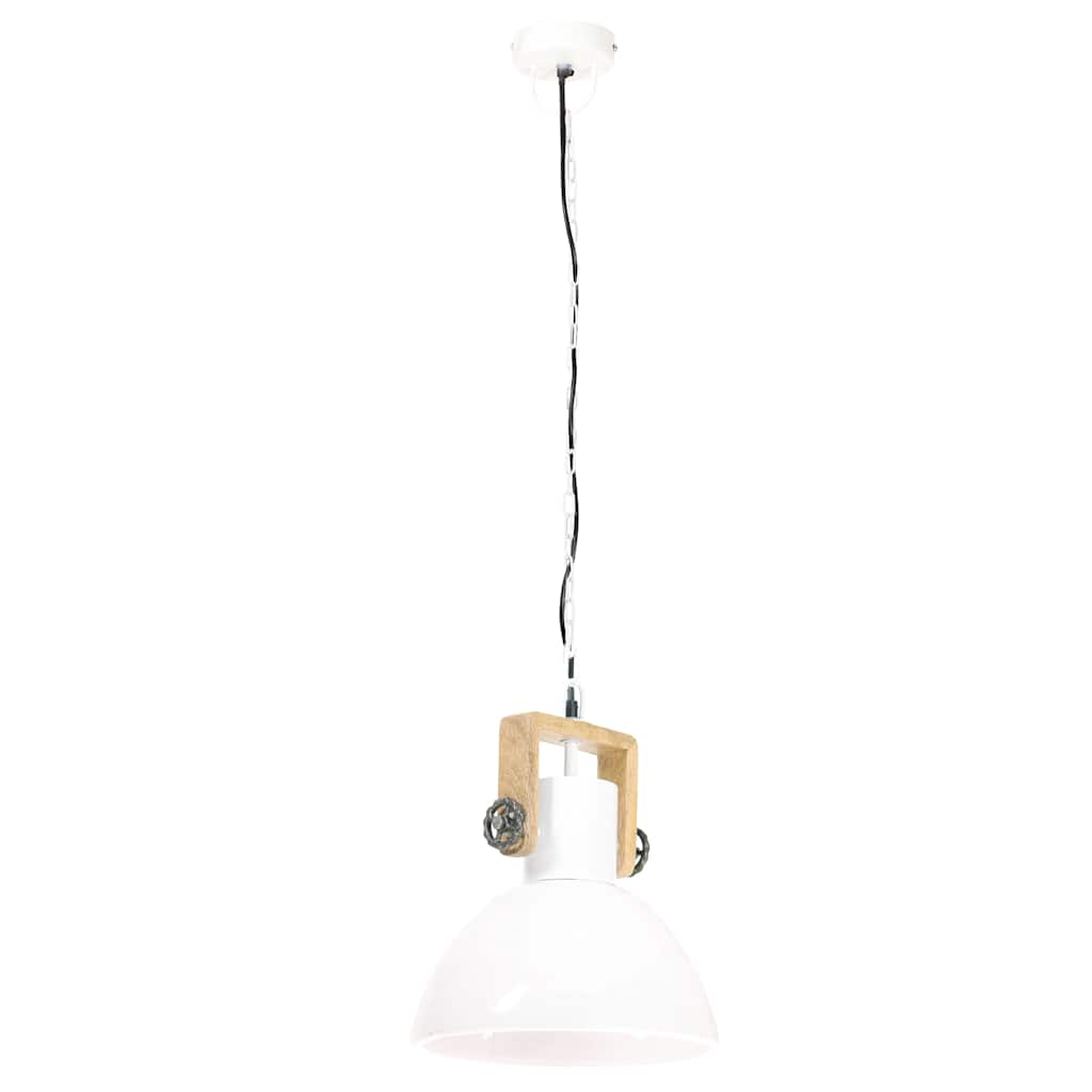 industriel hængelampe 25 W rund 30 cm E27 hvid