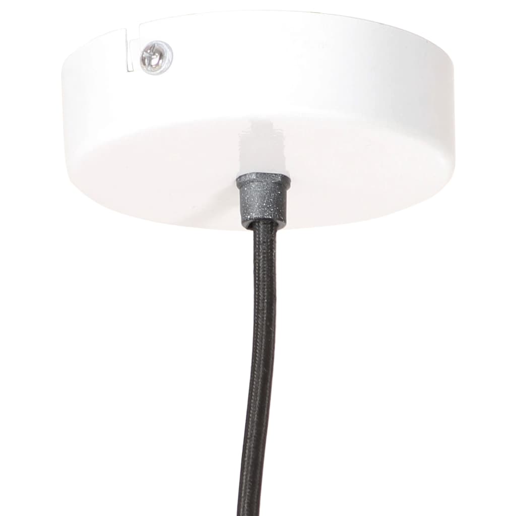 industriel hængelampe 25 W rund 19 cm E27 hvid