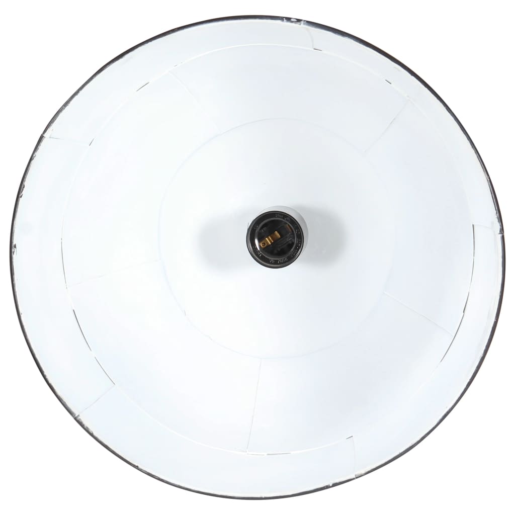 industriel hængelampe 25 W rund 31 cm E27 mat sort