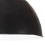 industriel hængelampe 25 W rund 31 cm E27 mat sort