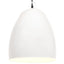 industriel hængelampe 25 W rund 42 cm E27 hvid