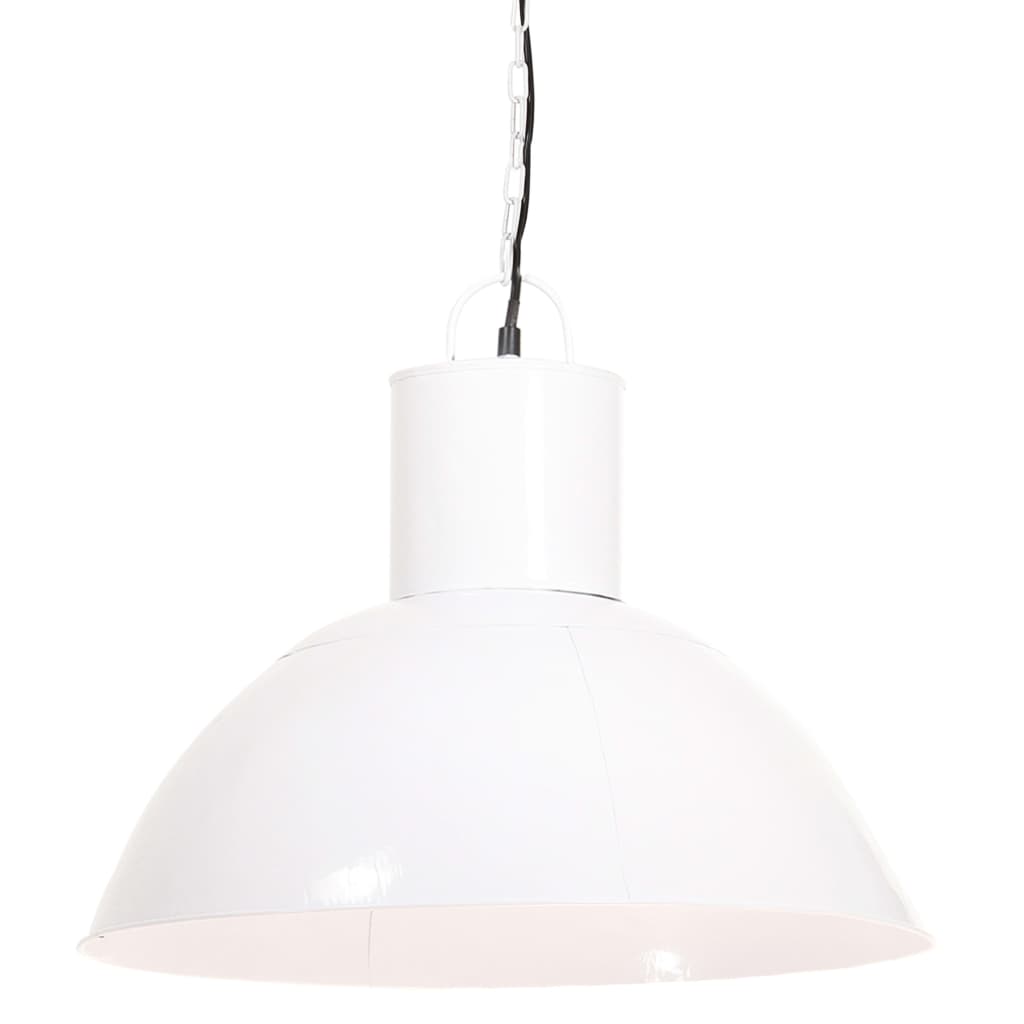 hængelampe 25 W rund 48 cm E27 hvid