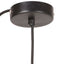 hængelampe 25 W rund 17 cm E27 sort