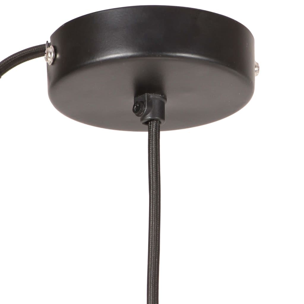 hængelampe 25 W rund 17 cm E27 sort