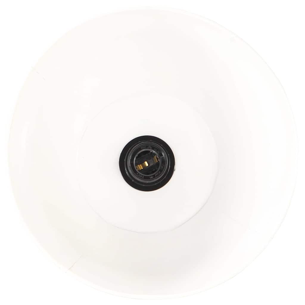 gulvlamper 3 stk. E27 massivt mangotræ hvid