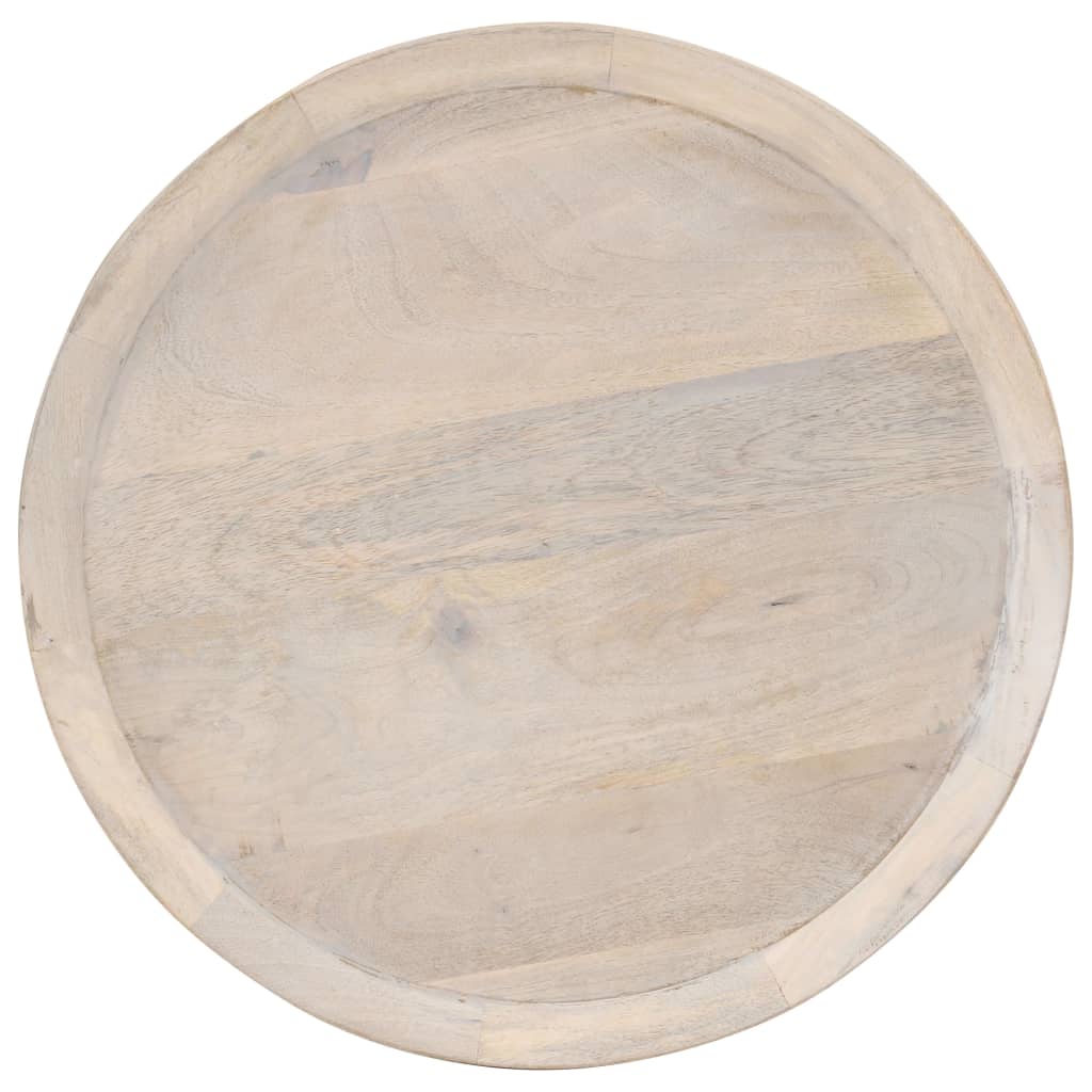 sidebord Ø60x75 cm massivt mangotræ