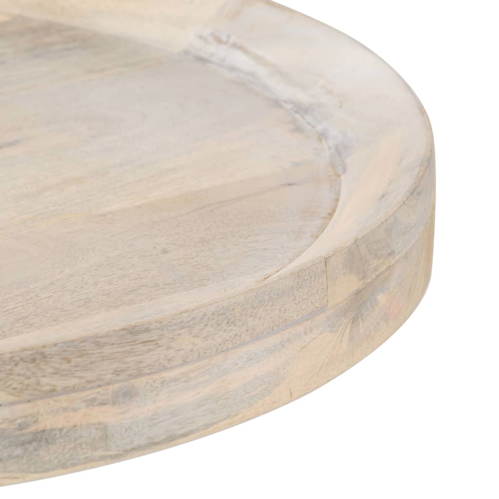 sidebord Ø60x75 cm massivt mangotræ