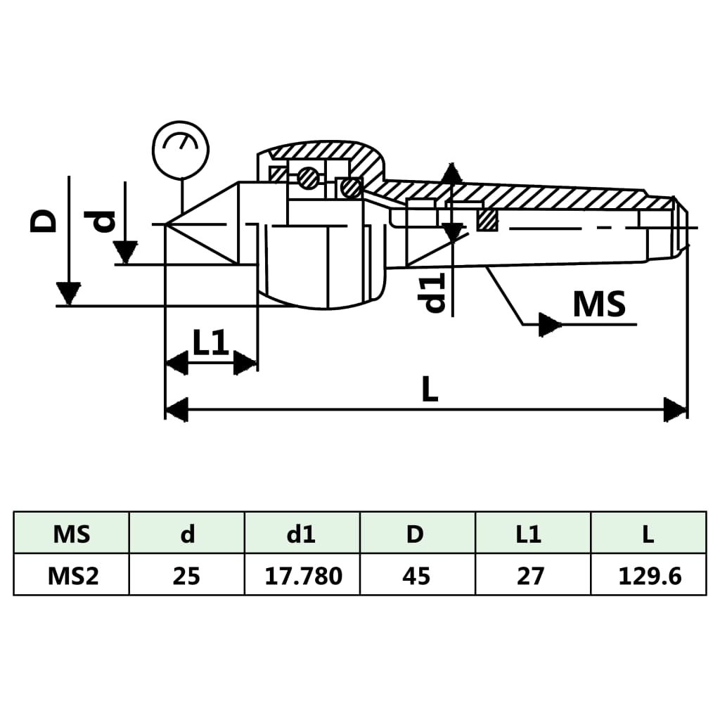 let roterende medløbspinol DM312 MT2/MK2