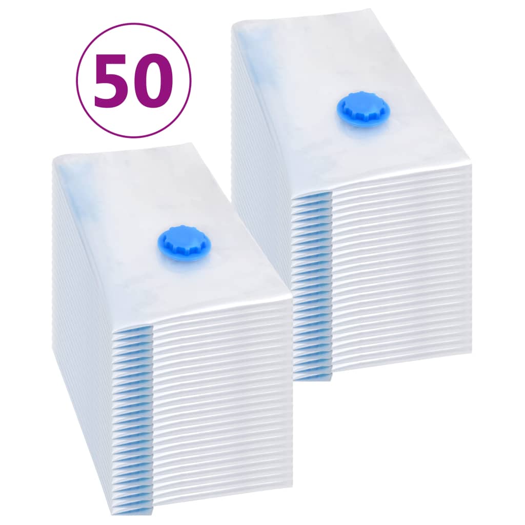 vakuumposer til opbevaring af tøj 60x40 cm 50 stk.