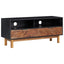 tv-skab 100x35x45 cm massivt akacietræ og MDF