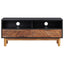 tv-skab 100x35x45 cm massivt akacietræ og MDF