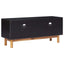tv-skab 100x35x45 cm massivt akacietræ og MDF