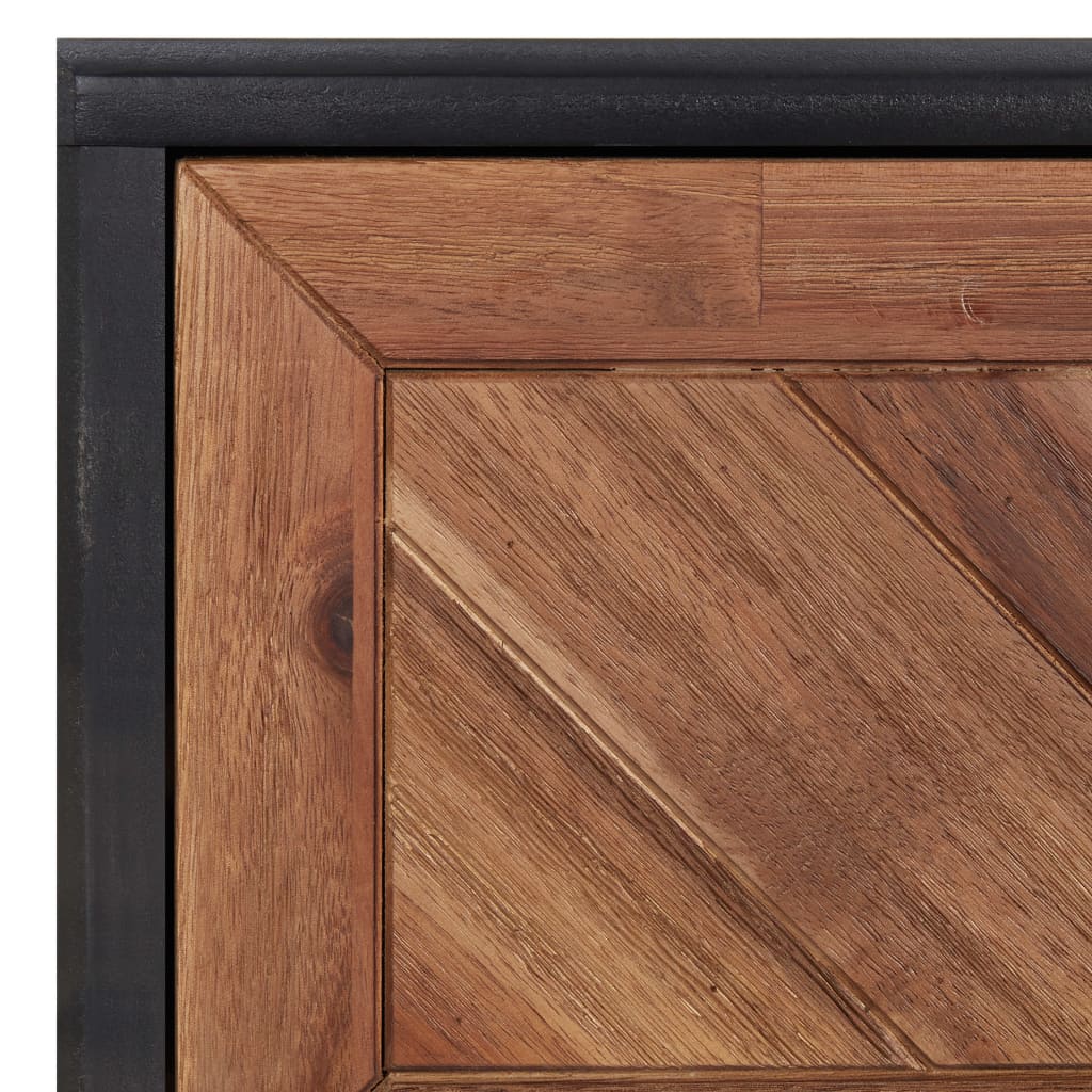 sofabord 90x50x40 cm massivt akacietræ og MDF