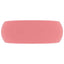 luksuriøs håndvask 40x15 cm rund keramisk mat pink