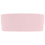 luksuriøs håndvask 40x15 cm rund keramisk mat pink