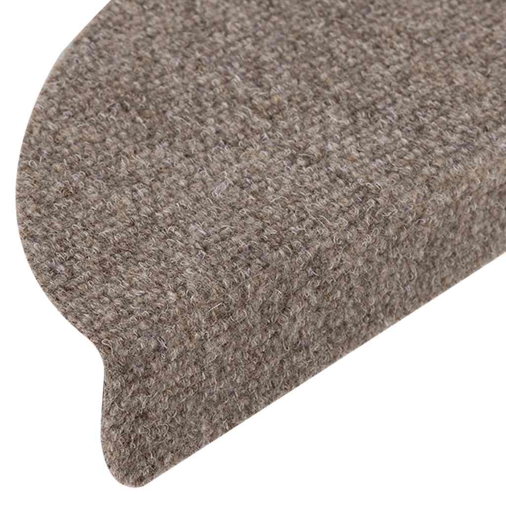 trappemåtter selvklæbende 15 stk. 65x21x4 cm beige halvrund store