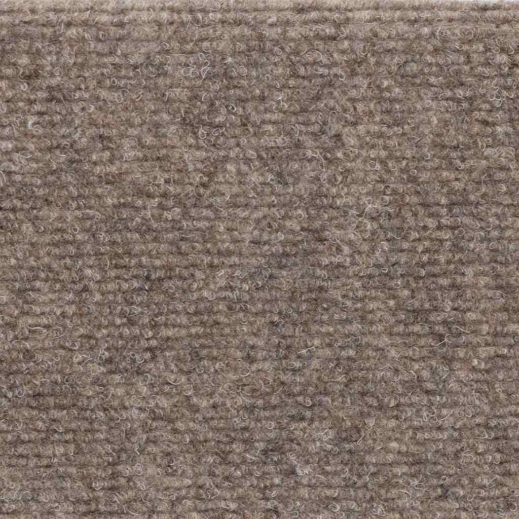 trappemåtter selvklæbende 15 stk. 65x21x4 cm beige halvrund store