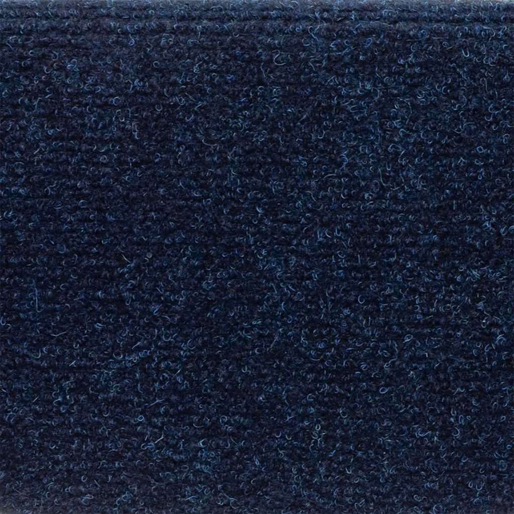 trappemåtter selvklæbende 15 stk. 56x17x3 cm marineblå halvrund