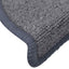trappemåtter 15 stk. 65 x 24 x 4 cm lysegrå og blå halvrunde store
