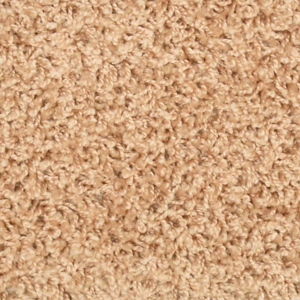 trappemåtter 15 stk. 56x17x3 cm guld halvrund