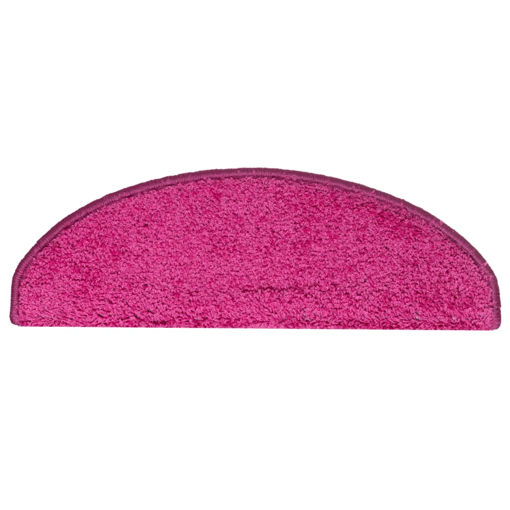 trappemåtter 15 stk. 65x21x4 cm lyserøde halvrunde store