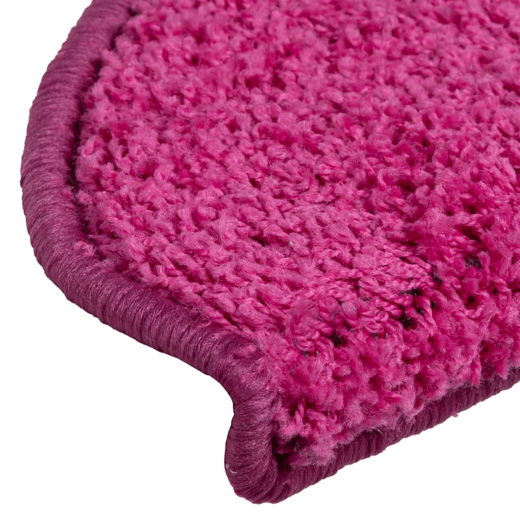 trappemåtter 15 stk. 65x21x4 cm lyserøde halvrunde store