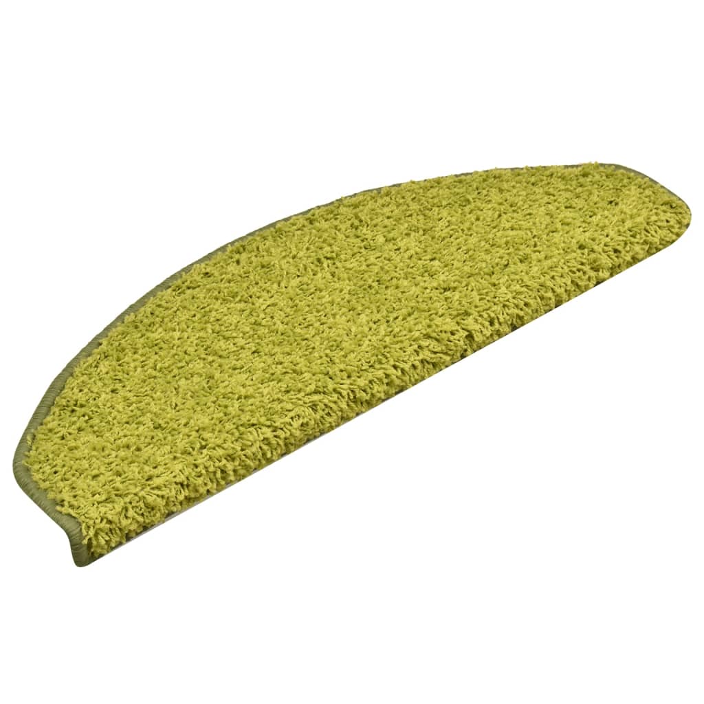 trappemåtter 15 stk. 65x21x4 cm grønne halvrund store