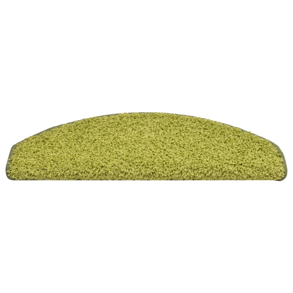 trappemåtter 15 stk. 65x21x4 cm grønne halvrund store
