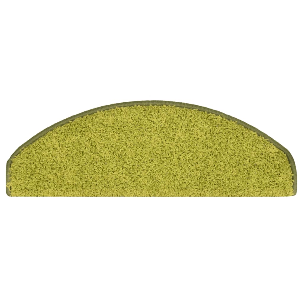 trappemåtter 15 stk. 65x21x4 cm grønne halvrund store