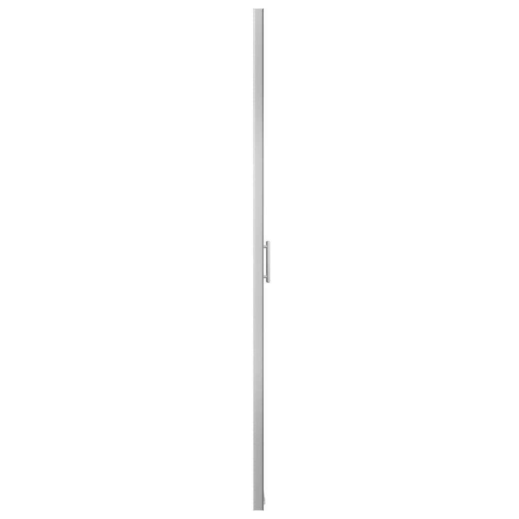 brusedør 100x178 cm hærdet glas