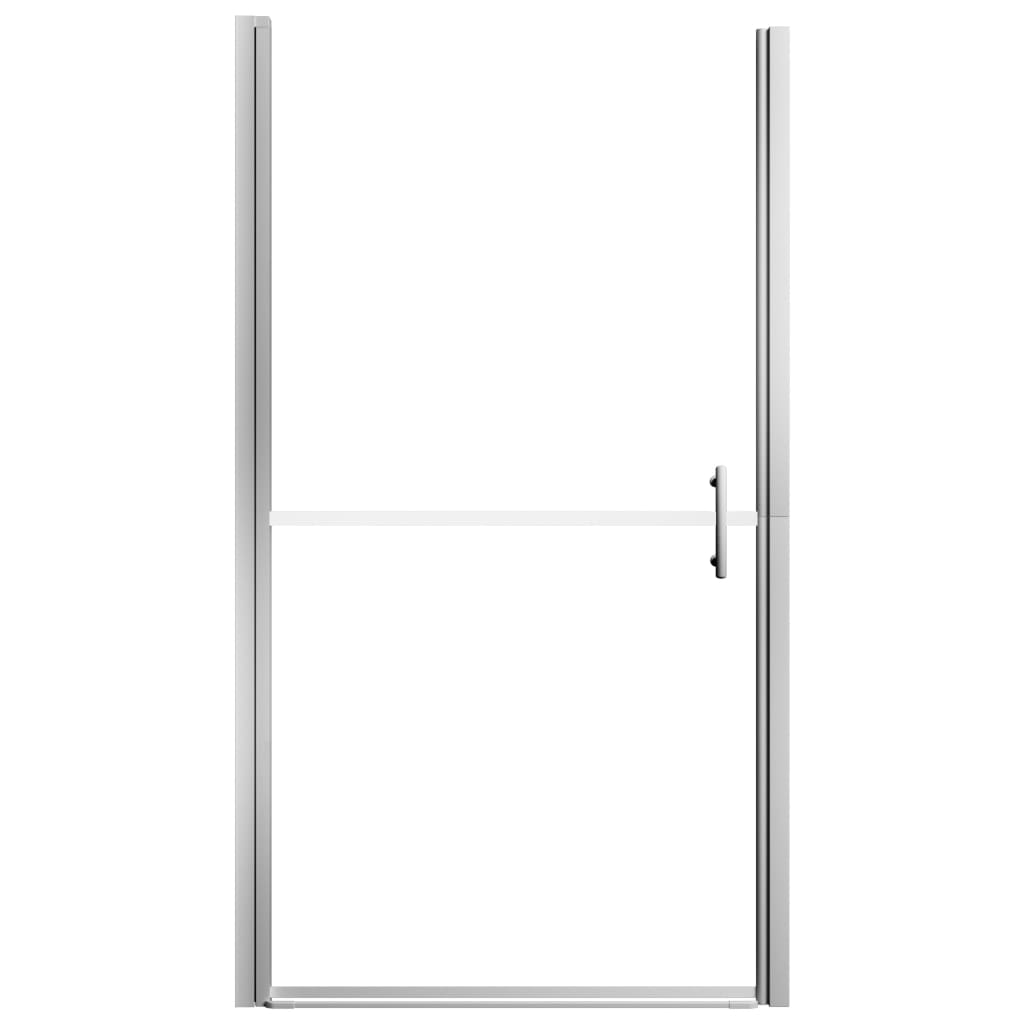 brusedør 100x178 cm matteret hærdet glas