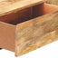 konsolbord 100x35x76 cm massivt mangotræ