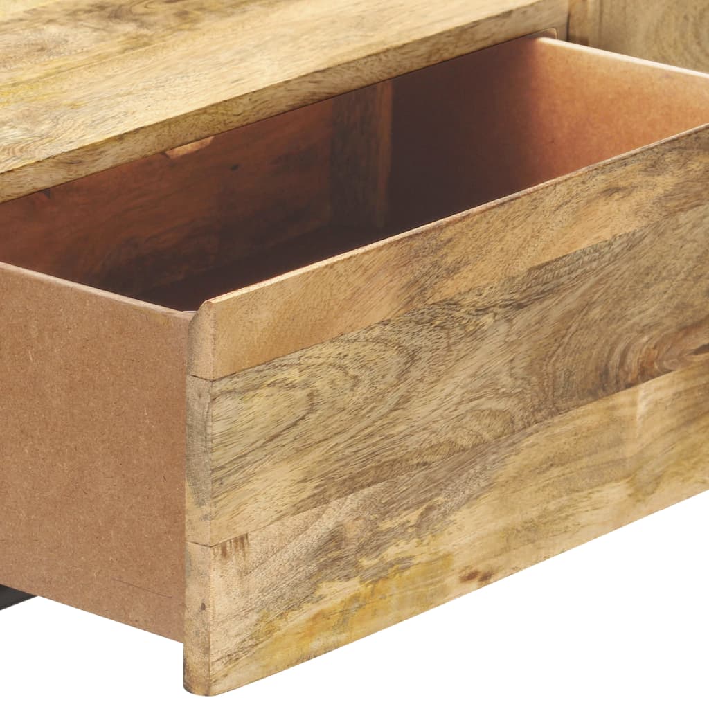 konsolbord 100x35x76 cm massivt mangotræ