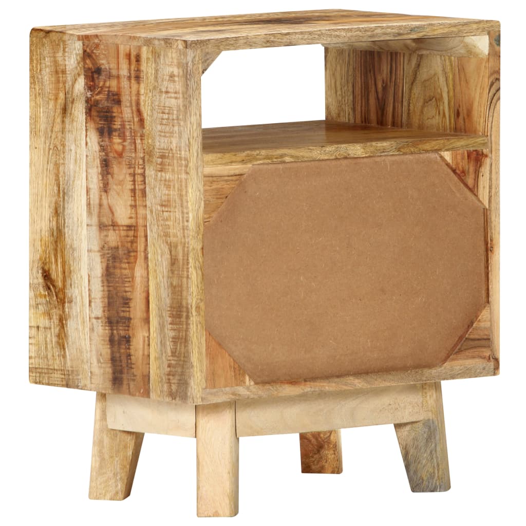 sengebord 40x30x50 cm massivt mangotræ