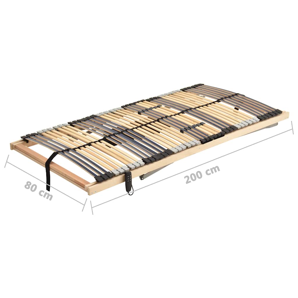 lamelbund med elevation 42 lameller 7 zoner 80x200 cm