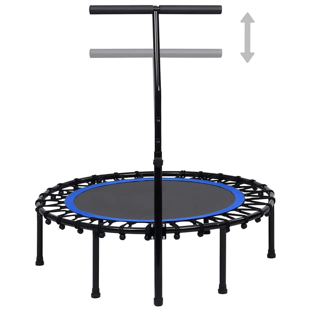 fitnesstrampolin med håndtag 102 cm
