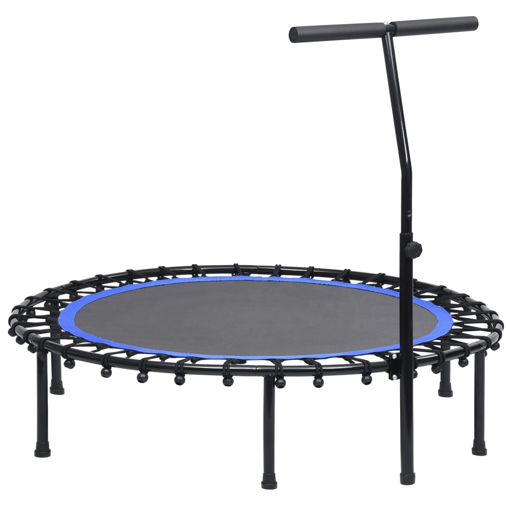 fitnesstrampolin med håndtag 122 cm