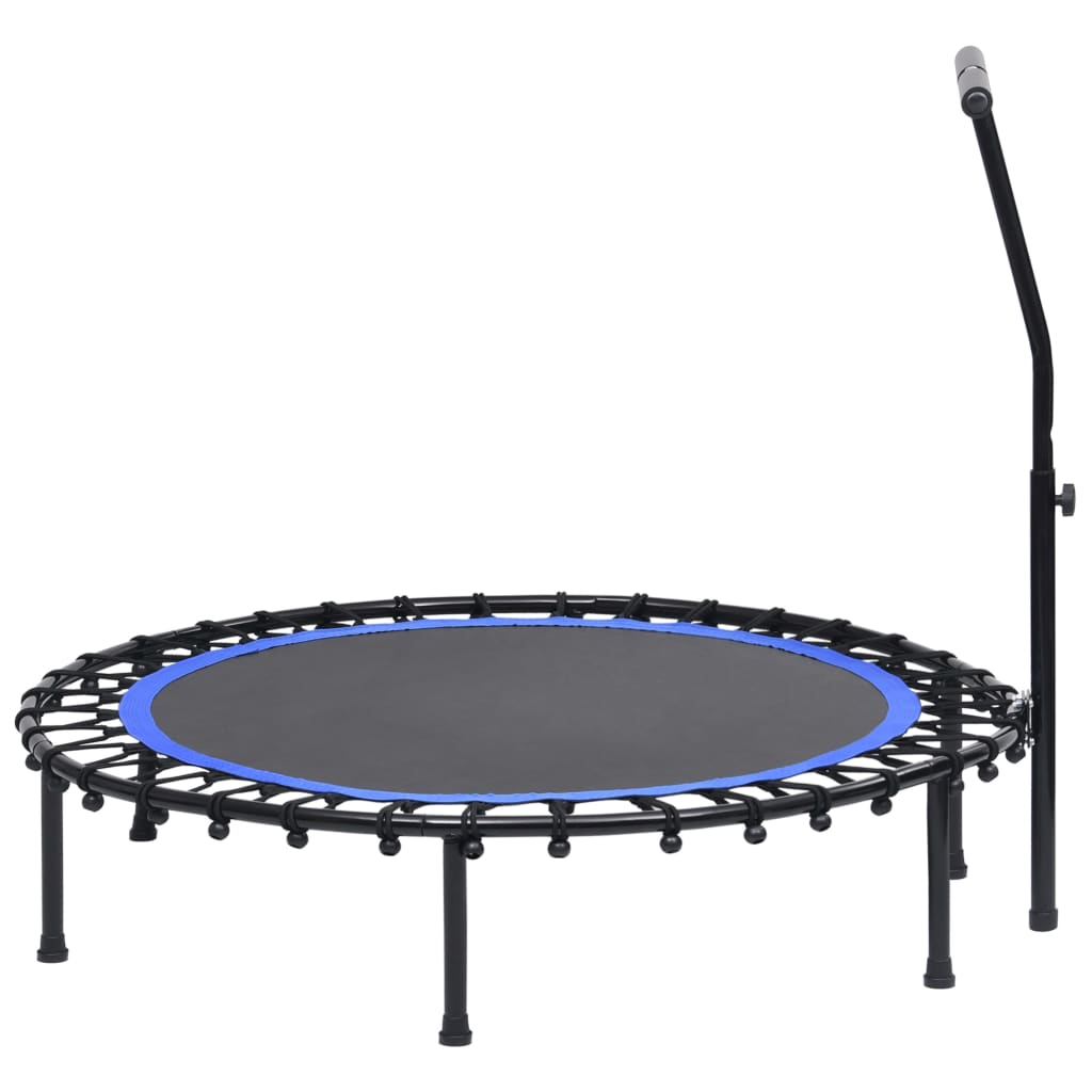 fitnesstrampolin med håndtag 122 cm