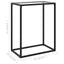 konsolbord 60x35x75 cm hærdet glas transparent