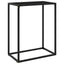 konsolbord 60x35x75 cm hærdet glas sort