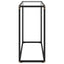 konsolbord 80x35x75 cm hærdet glas transparent