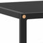 tv-bord 100x40x40 cm glas sort