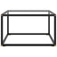 sofabord 60x60x35 cm hærdet glas sort