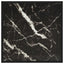 sofabord 60x60x35 cm marmorglas sort