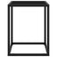 sofabord 40x40x50 cm glas sort
