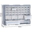 skuffereol med 38 skuffer 52x16x37,5 cm