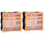 skuffereoler med 12 skuffer 2 stk. 26,5x16x26 cm