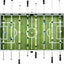 bordfodboldbord 60 kg 140x74,5x87,5 cm hvid