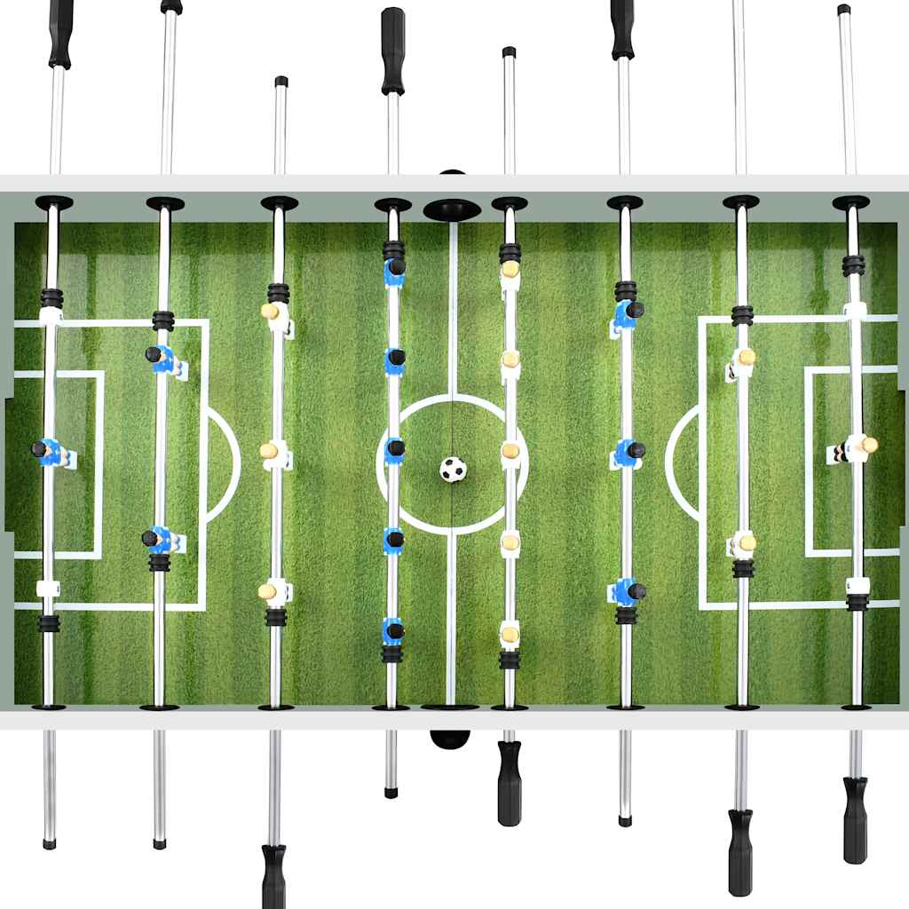 bordfodboldbord 60 kg 140x74,5x87,5 cm hvid